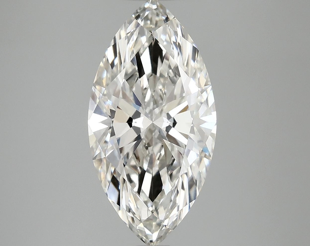 3.02 Carat Marquise Shaped Ideal Cut VVS2 IGI Certified Lab Grown Diamond