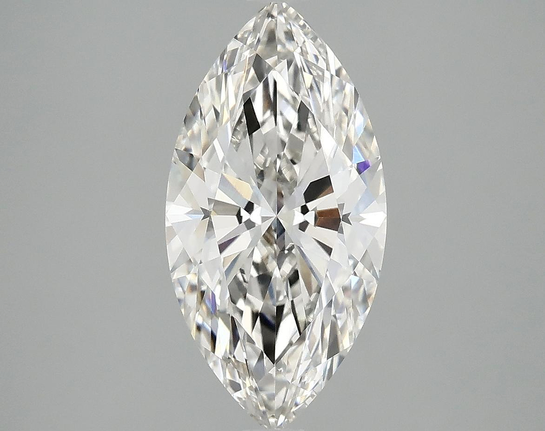 2.45 Carat Marquise Shaped Ideal Cut VVS2 IGI Certified Lab Grown Diamond