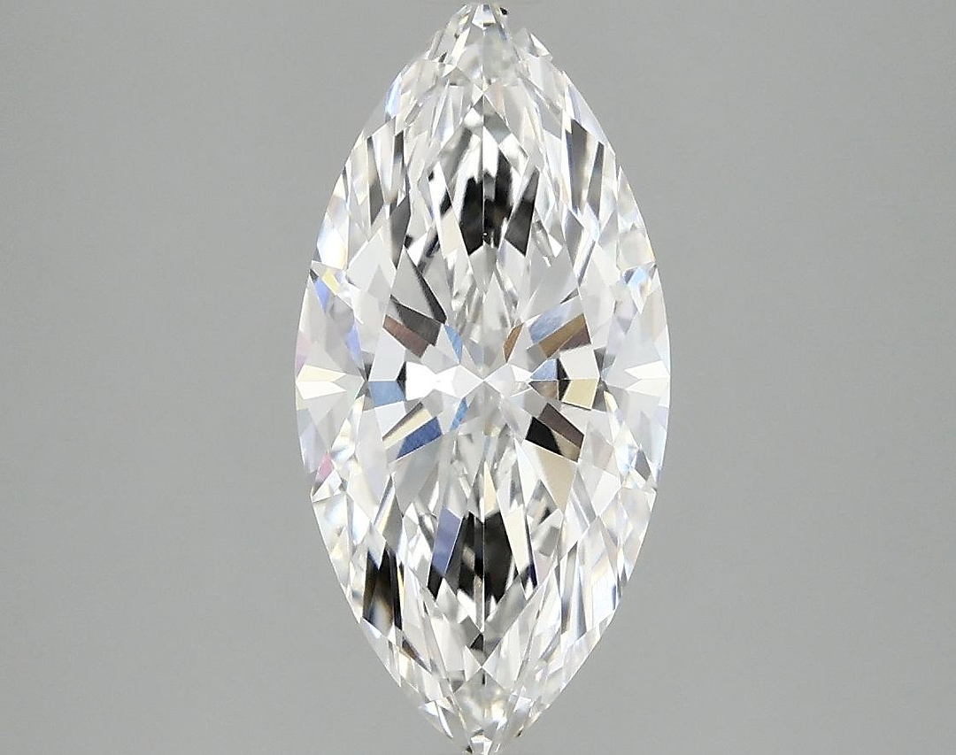 2.08 Carat Marquise Shaped Excellent Cut VVS2 IGI Certified Lab Grown Diamond
