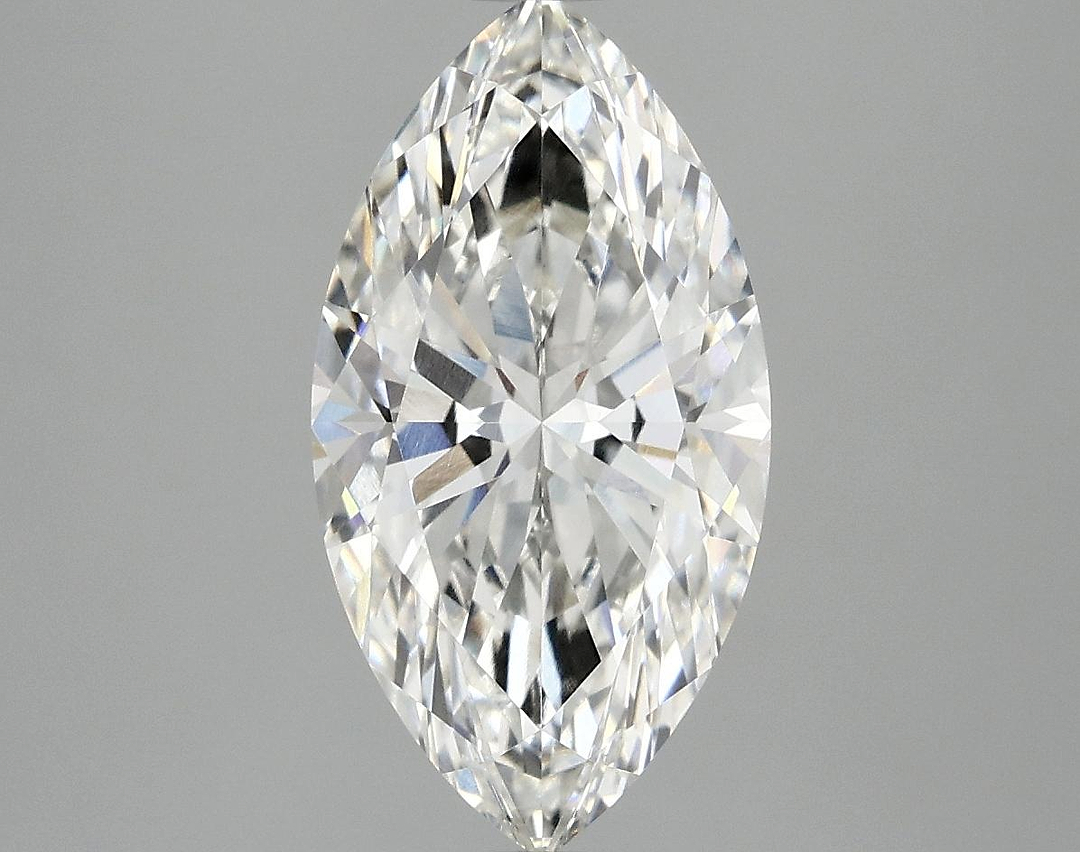3.05 Carat Marquise Shaped Excellent Cut VVS2 IGI Certified Lab Grown Diamond