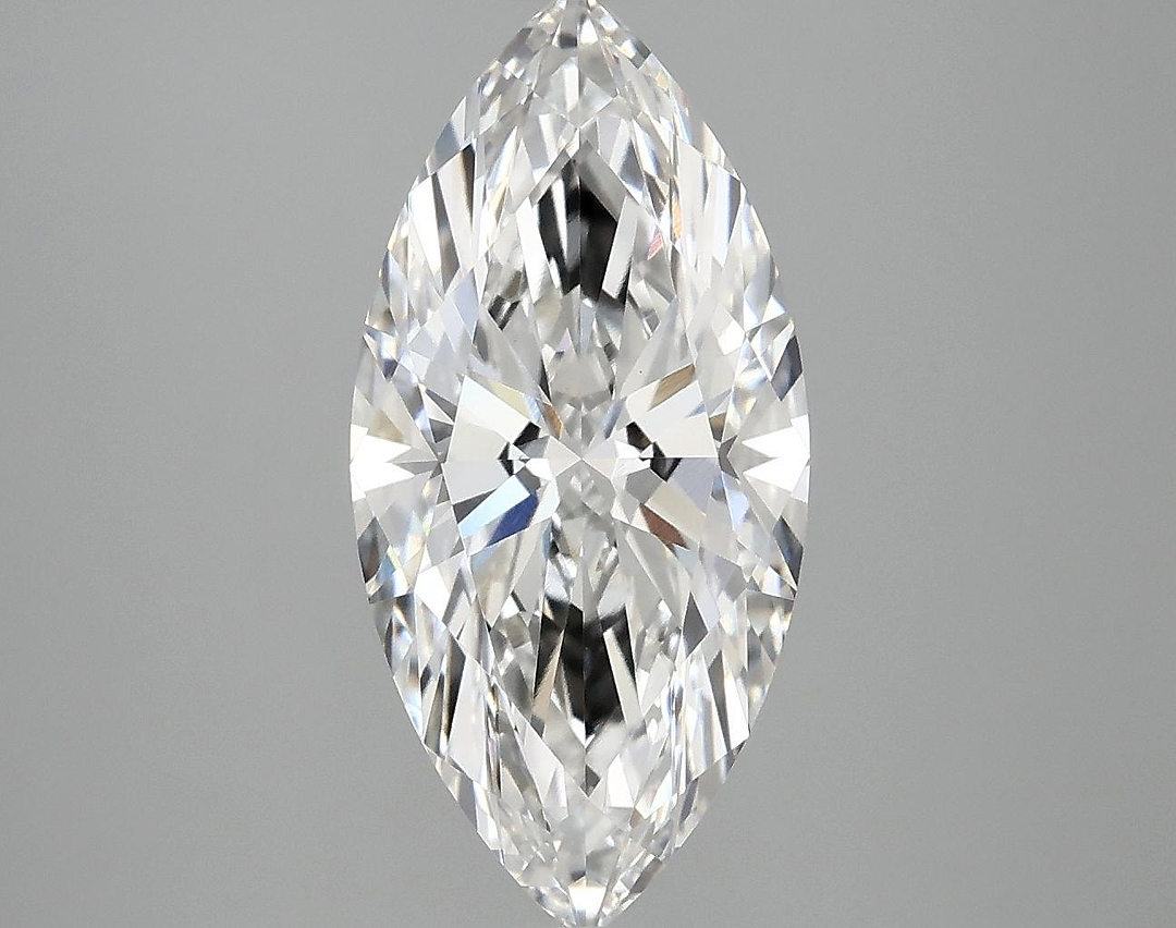 3.08 Carat Marquise Shaped Excellent Cut VVS2 IGI Certified Lab Grown Diamond