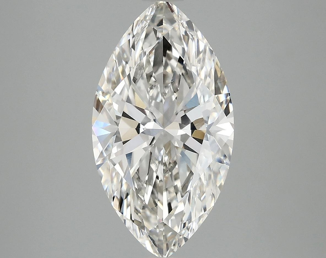 3.03 Carat Marquise Shaped Excellent Cut VVS2 IGI Certified Lab Grown Diamond