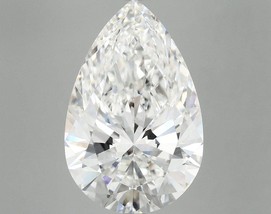 10.6 Carat Pear Shaped Ideal Cut VVS2 IGI Certified Lab Grown Diamond