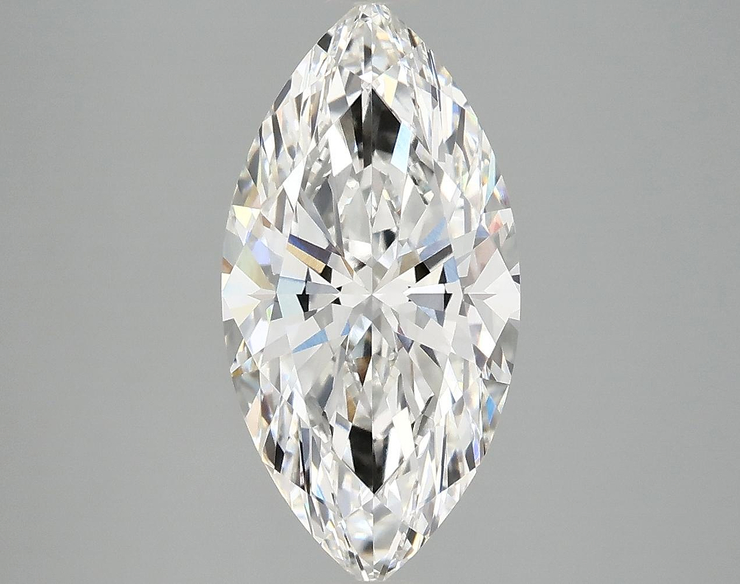 3.08 Carat Marquise Shaped Ideal Cut VVS2 IGI Certified Lab Grown Diamond