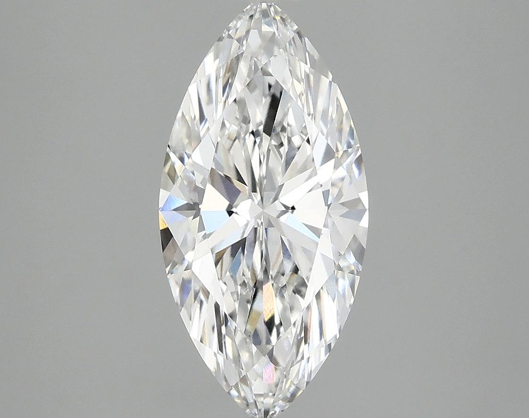 2.02 Carat Marquise Shaped Excellent Cut VVS2 IGI Certified Lab Grown Diamond