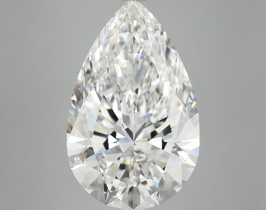 10.38 Carat Pear Shaped Ideal Cut VVS2 IGI Certified Lab Grown Diamond