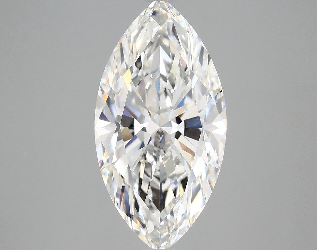 3.06 Carat Marquise Shaped Ideal Cut VVS2 IGI Certified Lab Grown Diamond