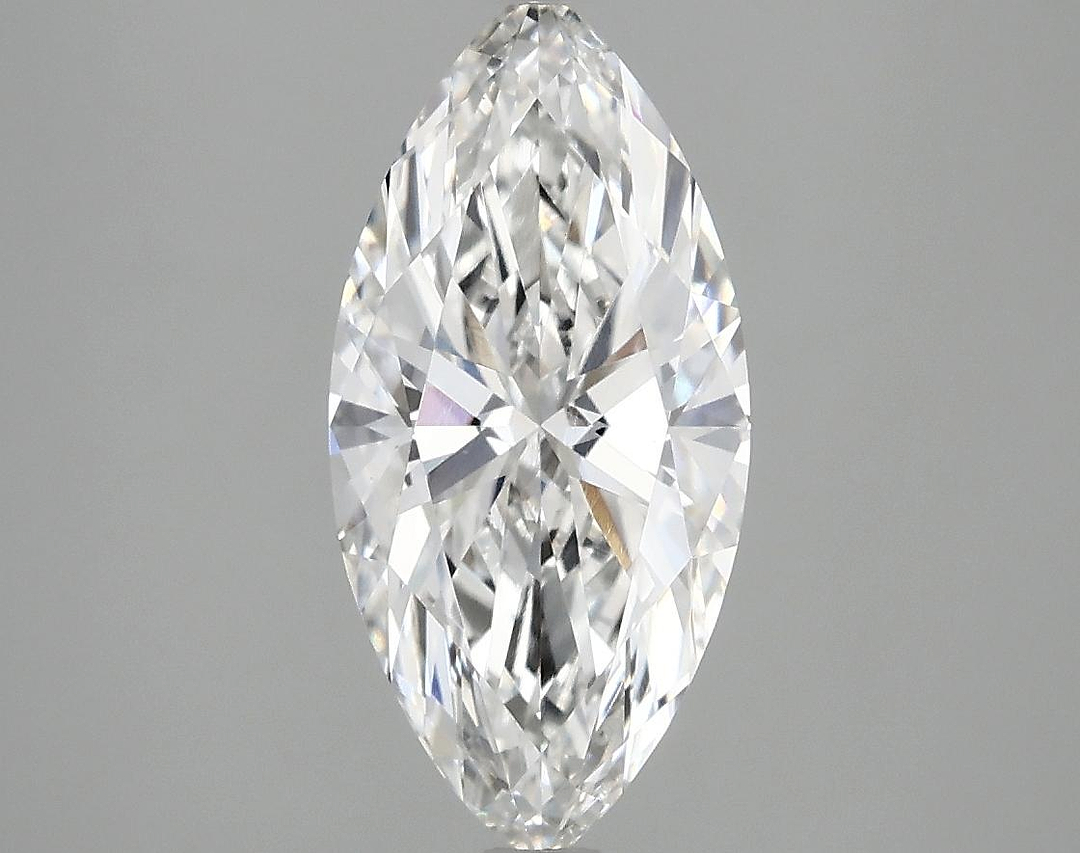 2.07 Carat Marquise Shaped Excellent Cut VVS2 IGI Certified Lab Grown Diamond