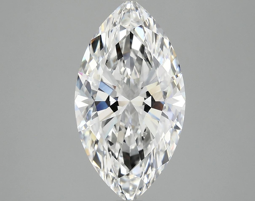 3.08 Carat Marquise Shaped Excellent Cut VVS2 IGI Certified Lab Grown Diamond