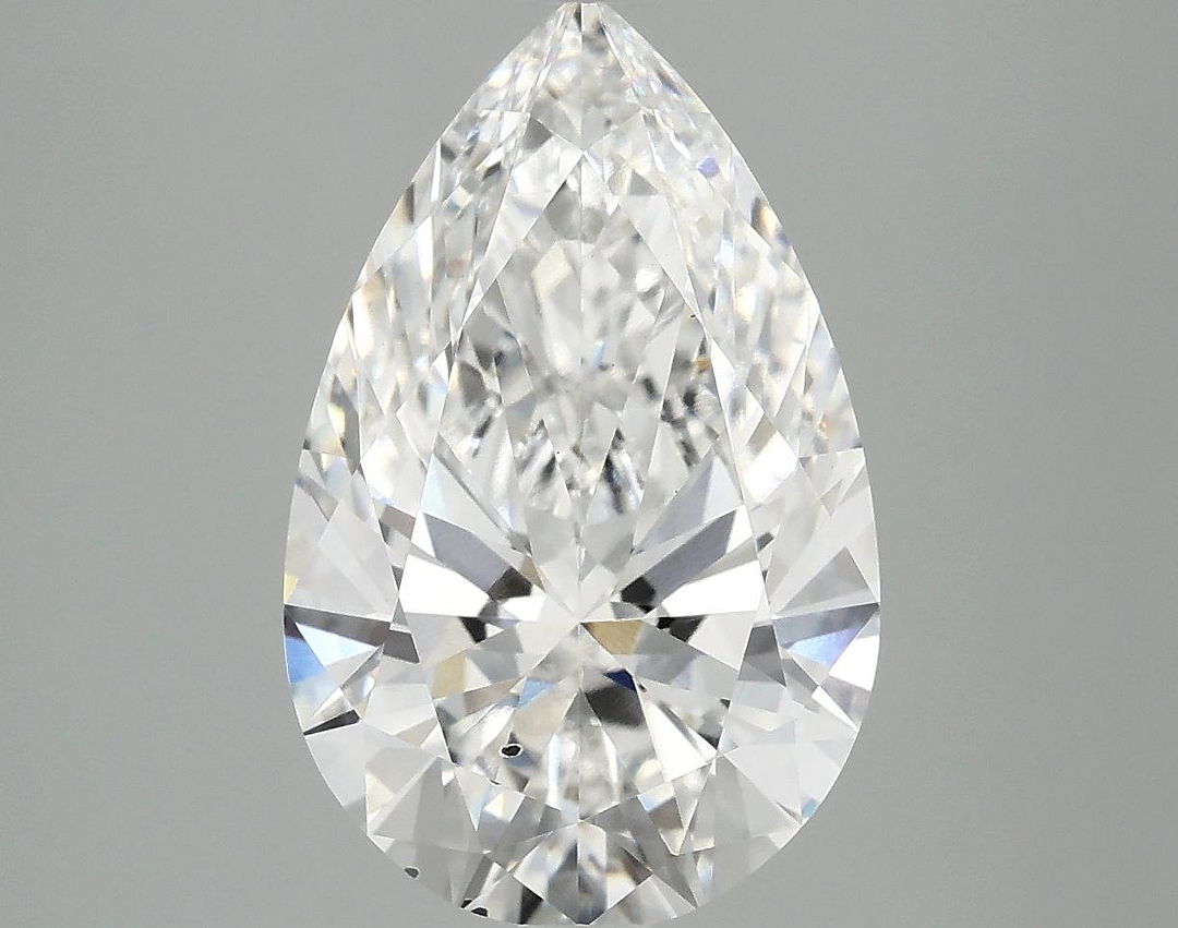4.03 Carat Pear Shaped Ideal Cut SI1 IGI Certified Lab Grown Diamond