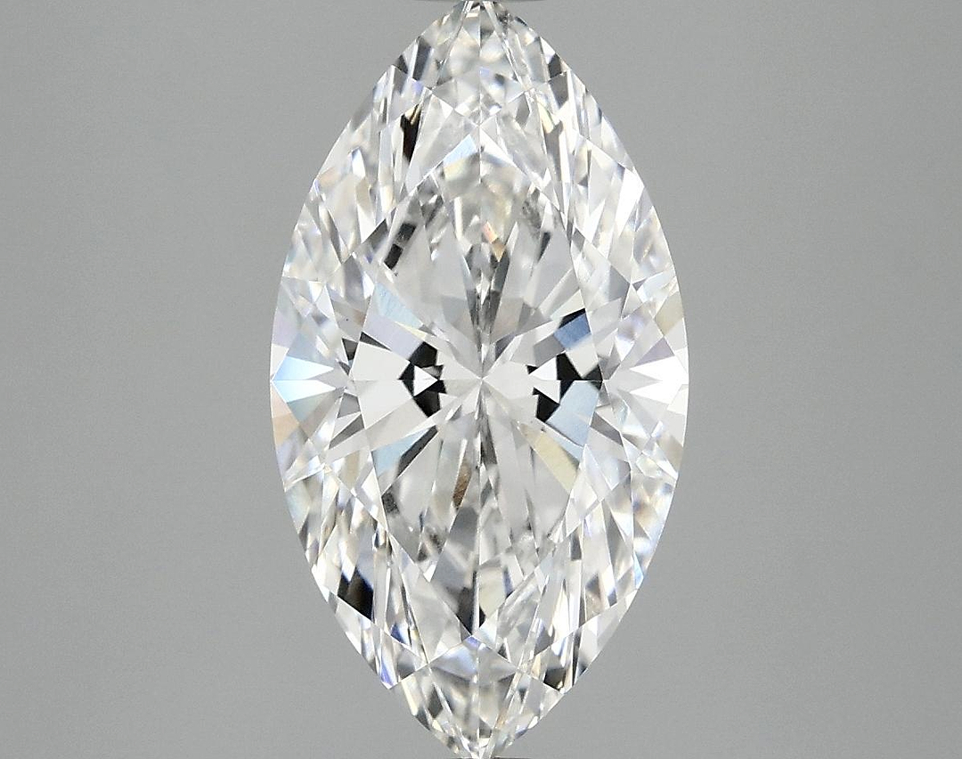 3.07 Carat Marquise Shaped Excellent Cut VVS2 IGI Certified Lab Grown Diamond
