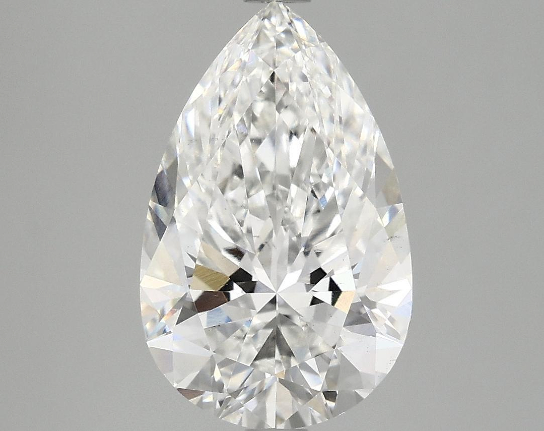3.09 Carat Pear Shaped Ideal Cut VS2 IGI Certified Lab Grown Diamond