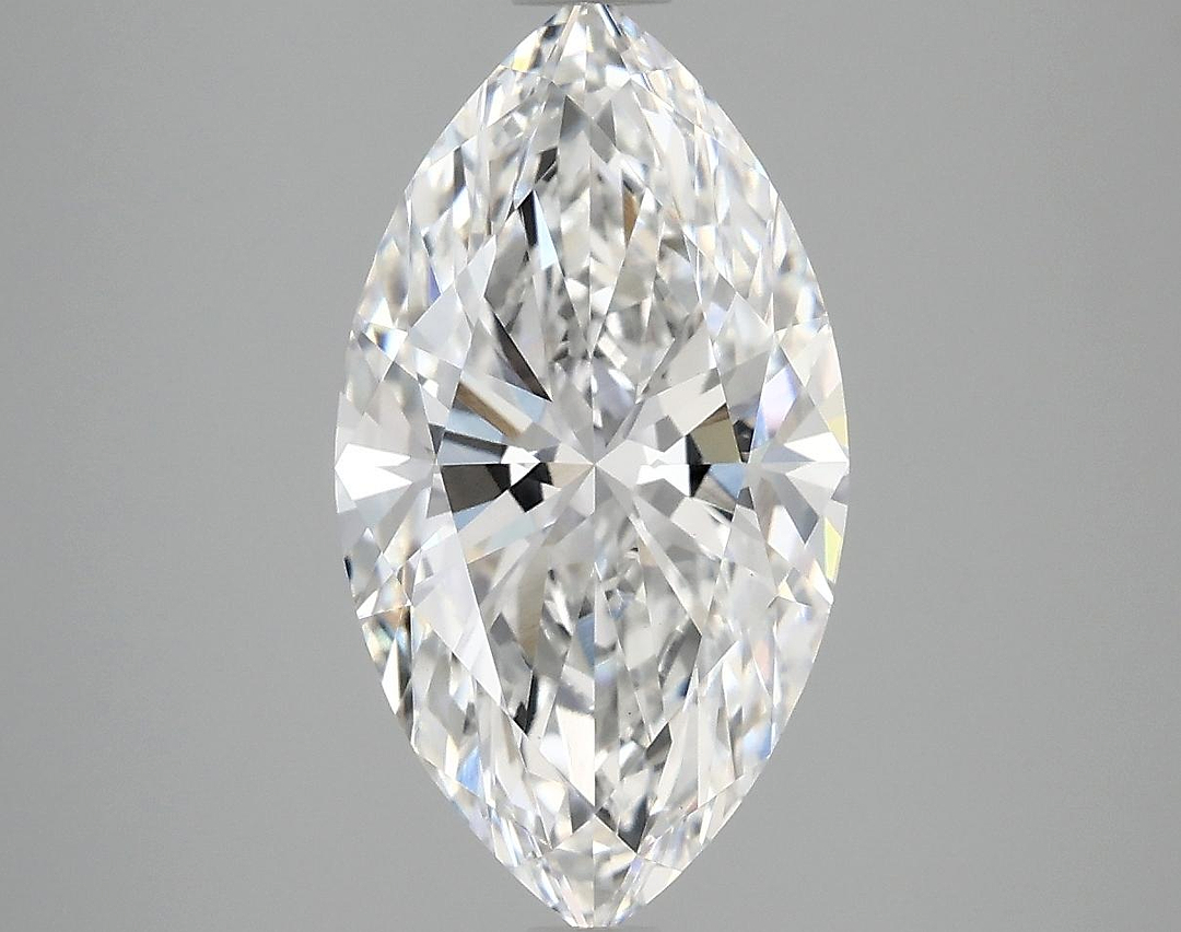 3.09 Carat Marquise Shaped Excellent Cut VVS2 IGI Certified Lab Grown Diamond