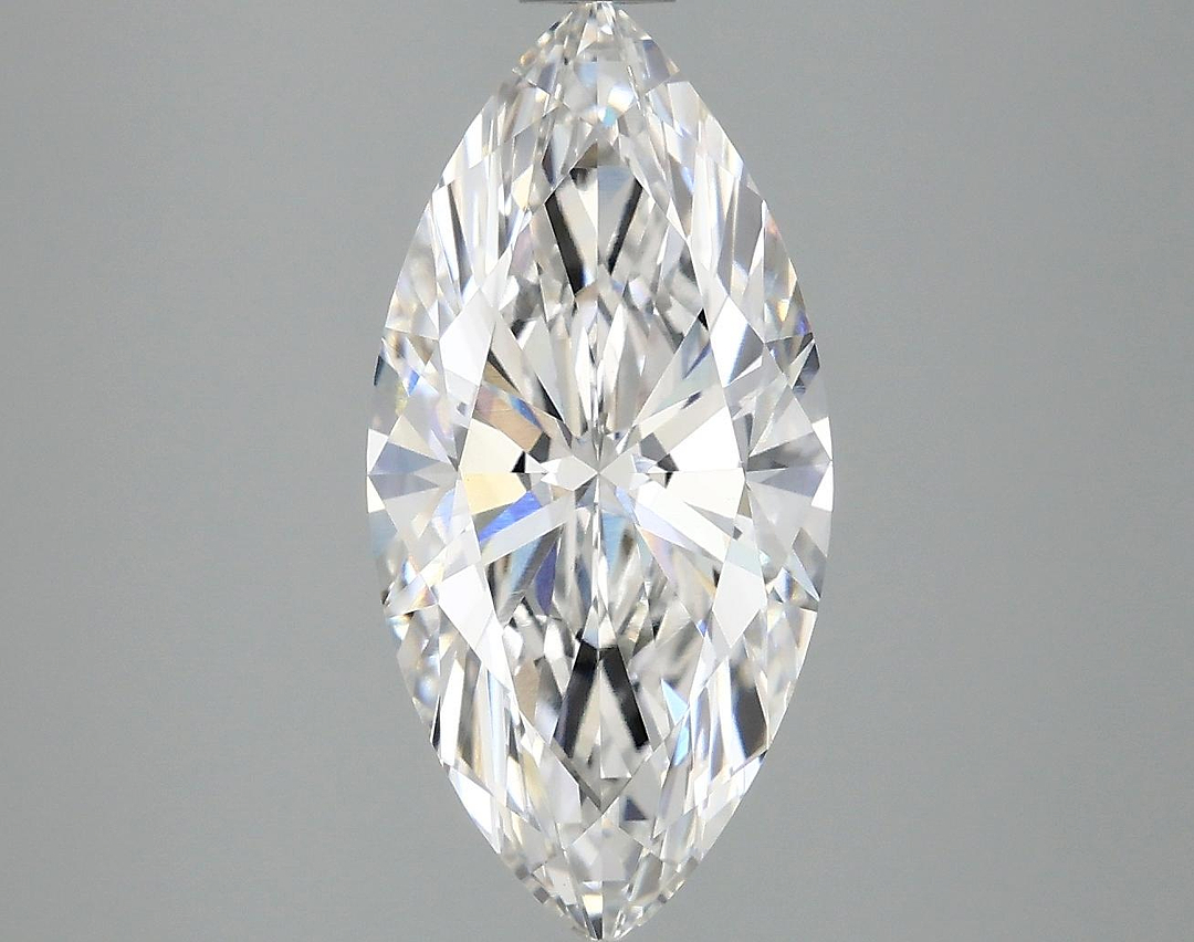 3.07 Carat Marquise Shaped Excellent Cut VVS2 IGI Certified Lab Grown Diamond