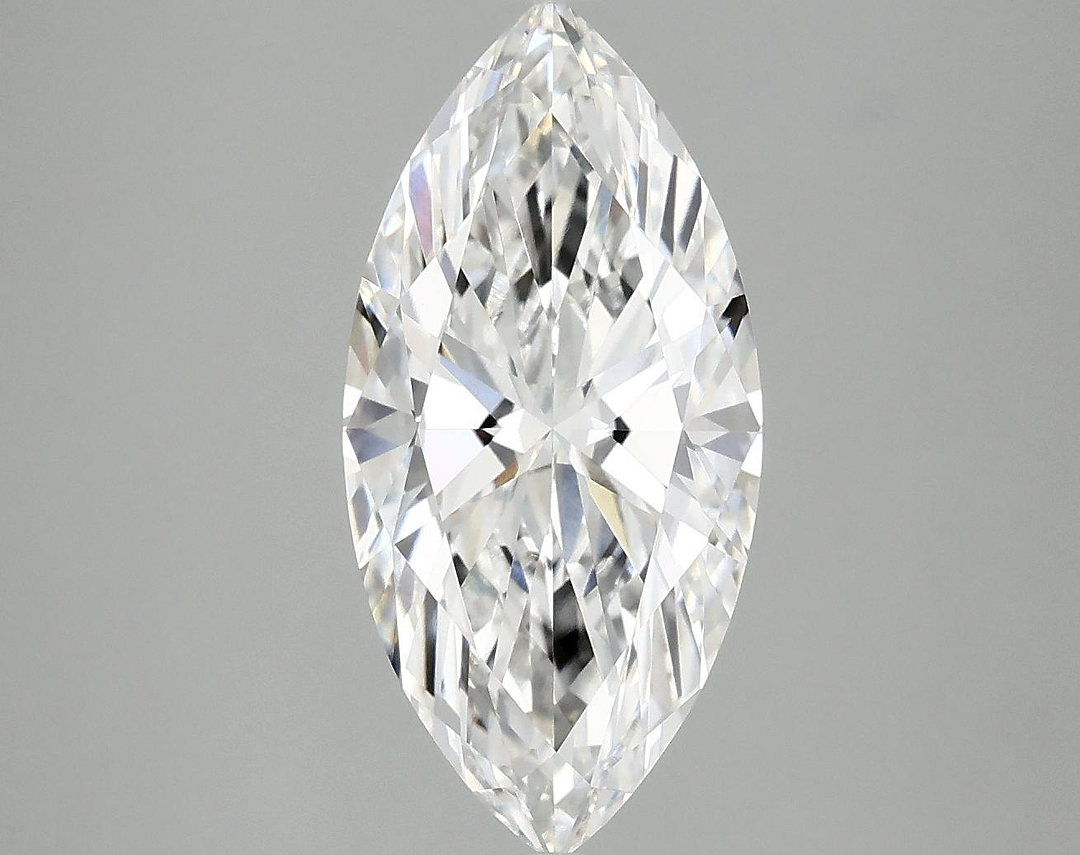 3.03 Carat Marquise Shaped Excellent Cut VVS2 IGI Certified Lab Grown Diamond