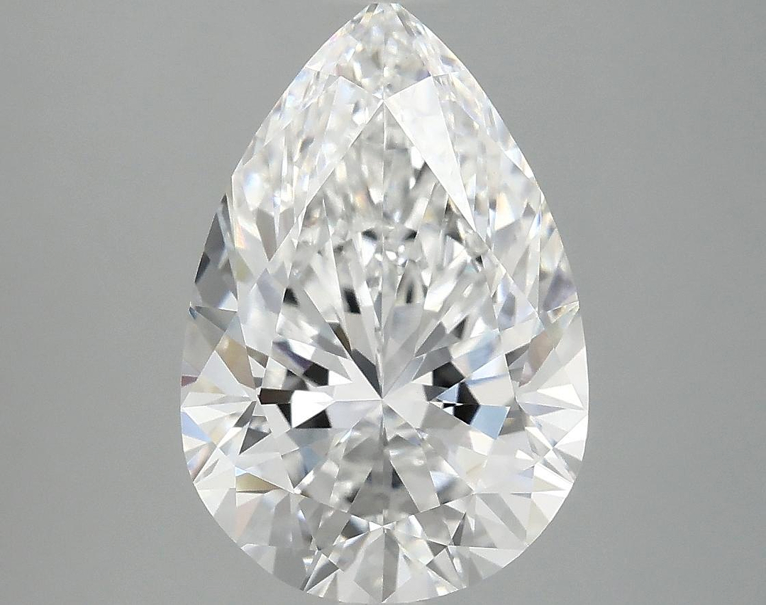 3.92 Carat Pear Shaped Excellent Cut VVS2 IGI Certified Lab Grown Diamond