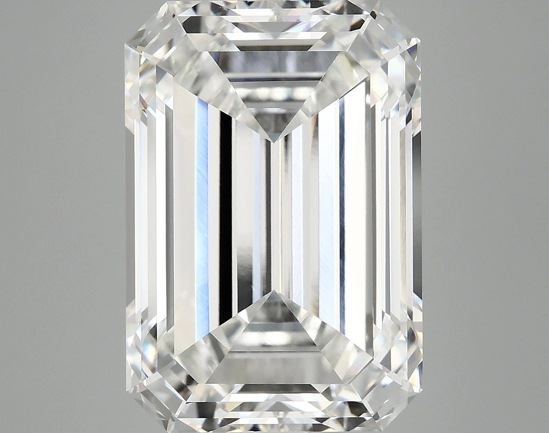 10.12 Carat Emerald Shaped Ideal Cut VVS2 IGI Certified Lab Grown Diamond