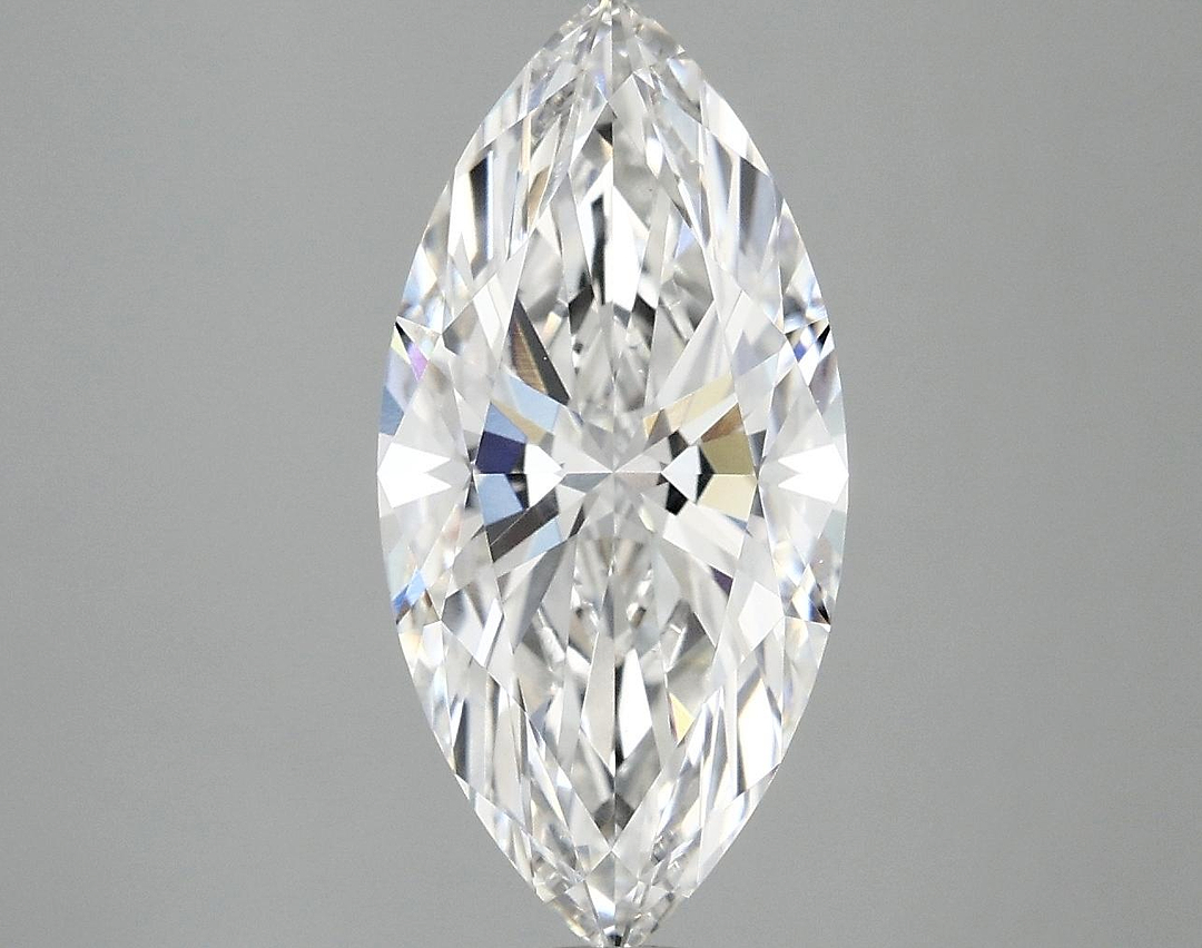 3.09 Carat Marquise Shaped Excellent Cut VVS2 IGI Certified Lab Grown Diamond