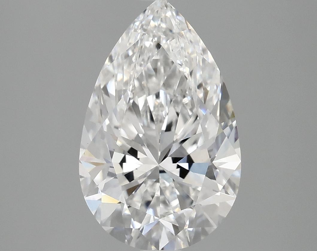 3.04 Carat Pear Shaped Ideal Cut VVS2 IGI Certified Lab Grown Diamond