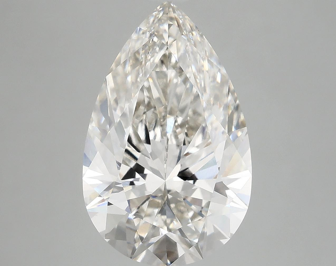 5.09 Carat Pear Shaped Ideal Cut VVS2 IGI Certified Lab Grown Diamond