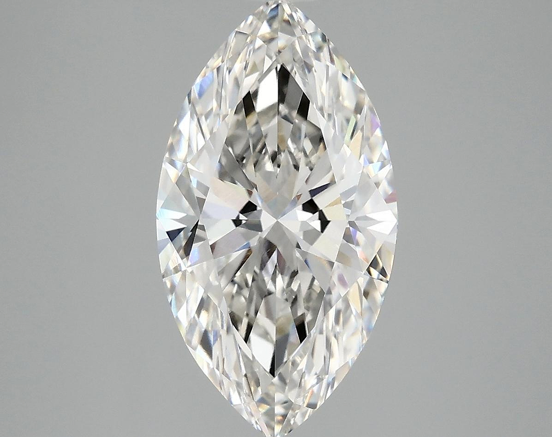 3.09 Carat Marquise Shaped Excellent Cut VVS2 IGI Certified Lab Grown Diamond