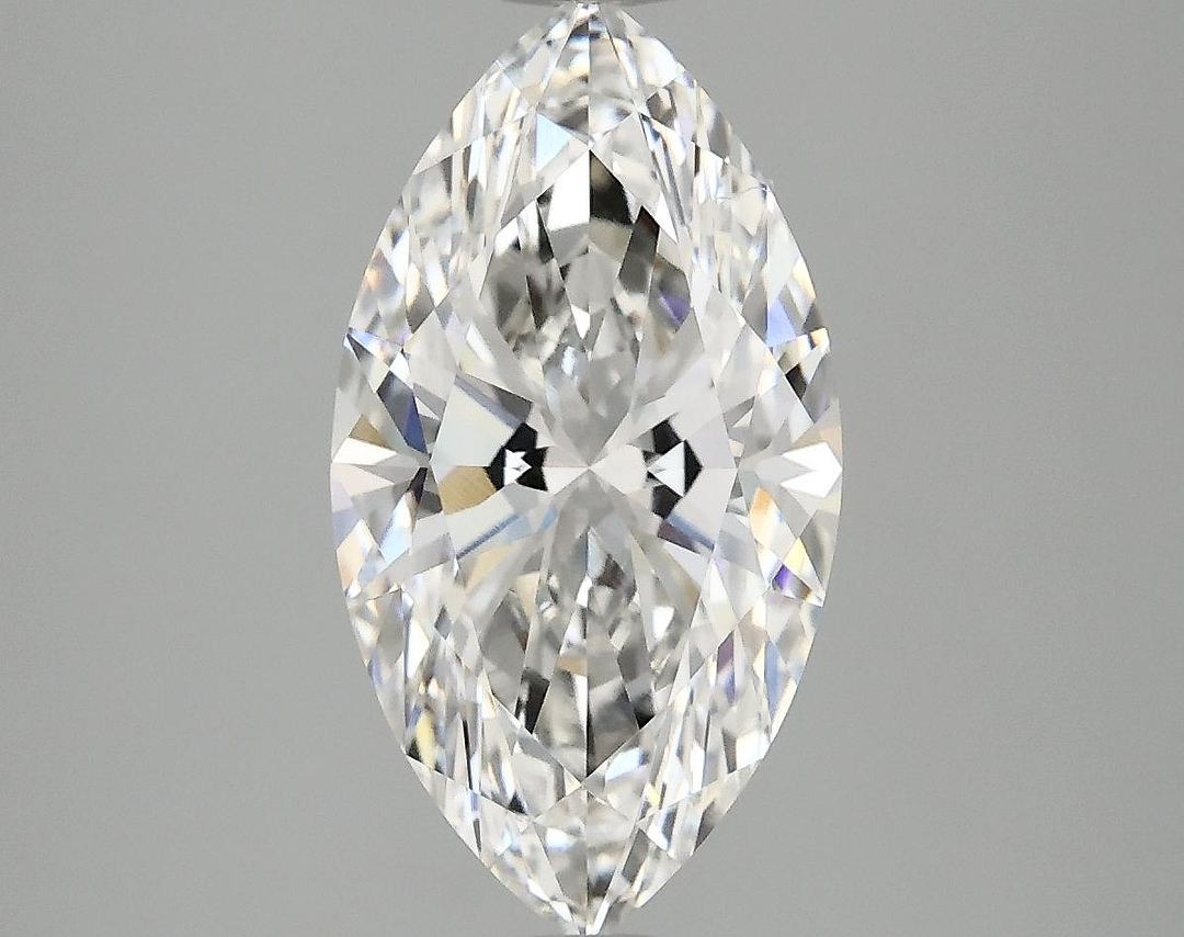 3.08 Carat Marquise Shaped Excellent Cut VVS2 IGI Certified Lab Grown Diamond