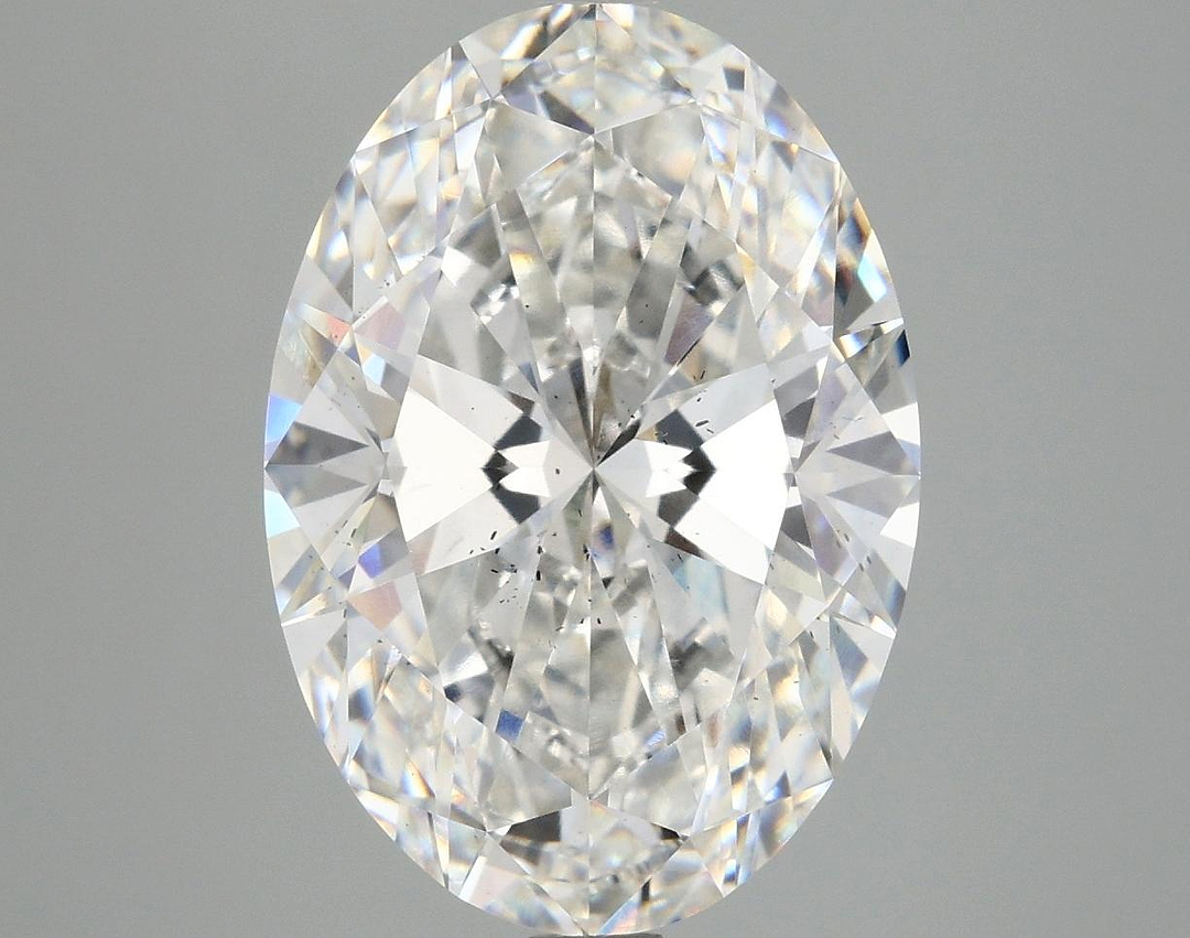 5.55 Carat Oval Shaped Ideal Cut SI1 IGI Certified Lab Grown Diamond