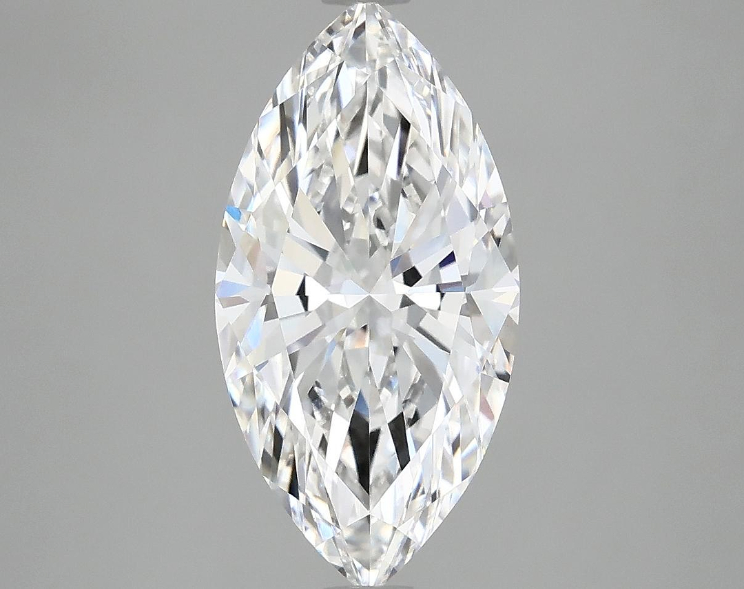 3.02 Carat Marquise Shaped Ideal Cut VVS2 IGI Certified Lab Grown Diamond