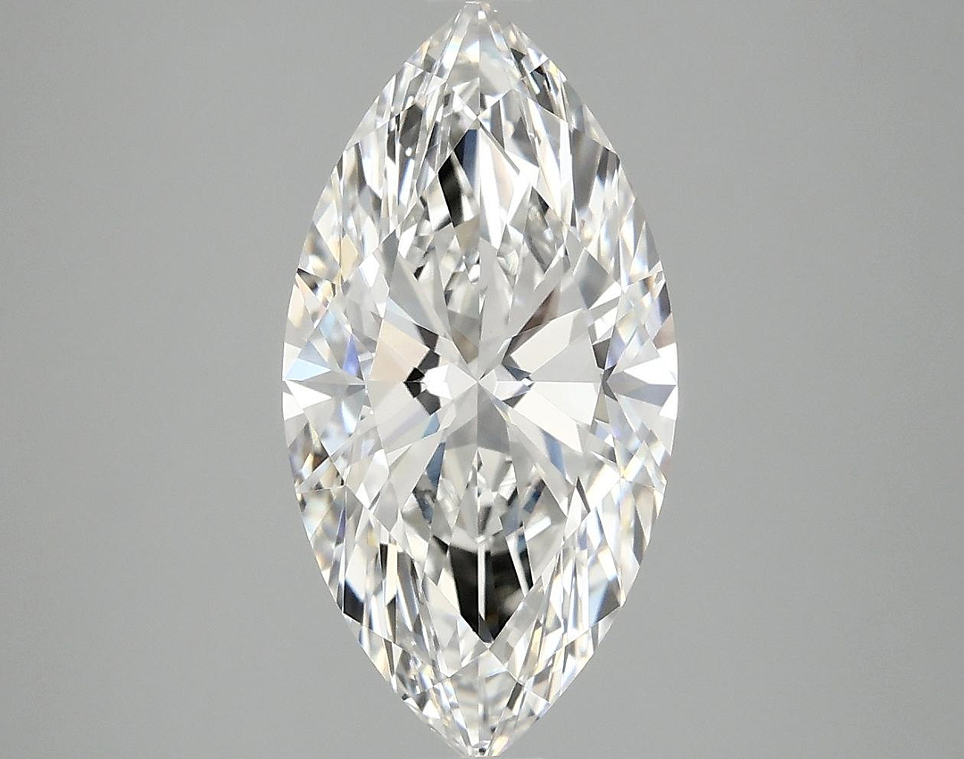 3.08 Carat Marquise Shaped Ideal Cut VVS2 IGI Certified Lab Grown Diamond