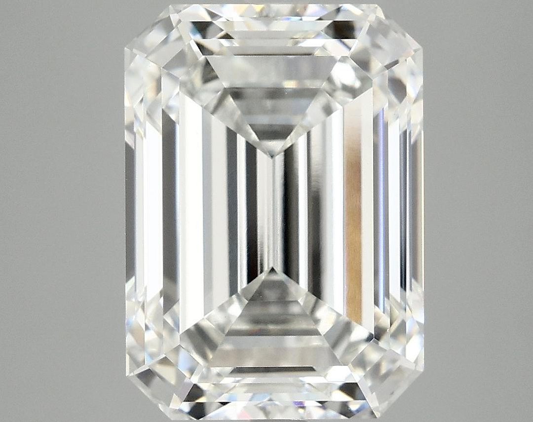 6.08 Carat Emerald Shaped Excellent Cut VVS2 IGI Certified Lab Grown Diamond