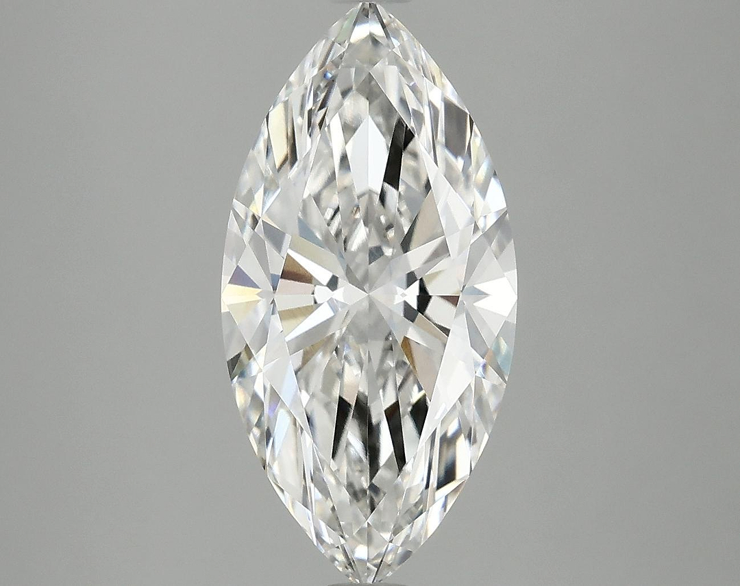 3.06 Carat Marquise Shaped Ideal Cut VVS2 IGI Certified Lab Grown Diamond