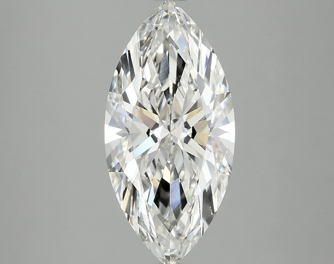 3.09 Carat Marquise Shaped Excellent Cut VVS2 IGI Certified Lab Grown Diamond
