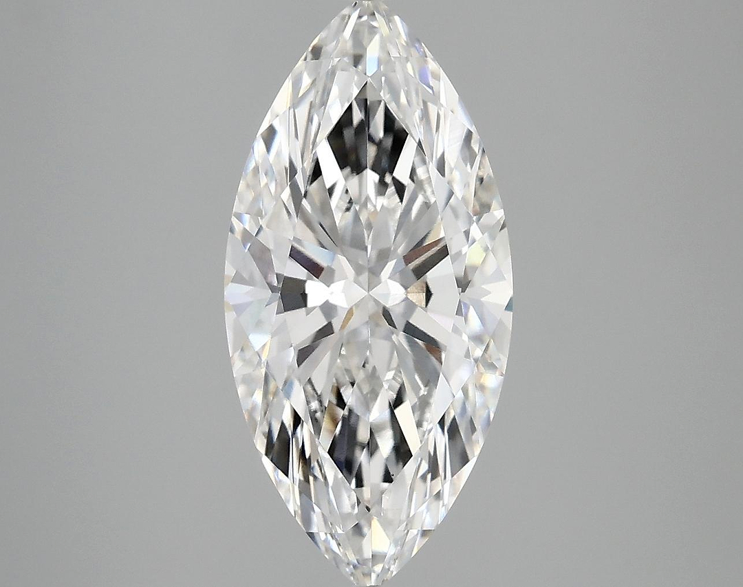 3.07 Carat Marquise Shaped Excellent Cut VVS2 IGI Certified Lab Grown Diamond