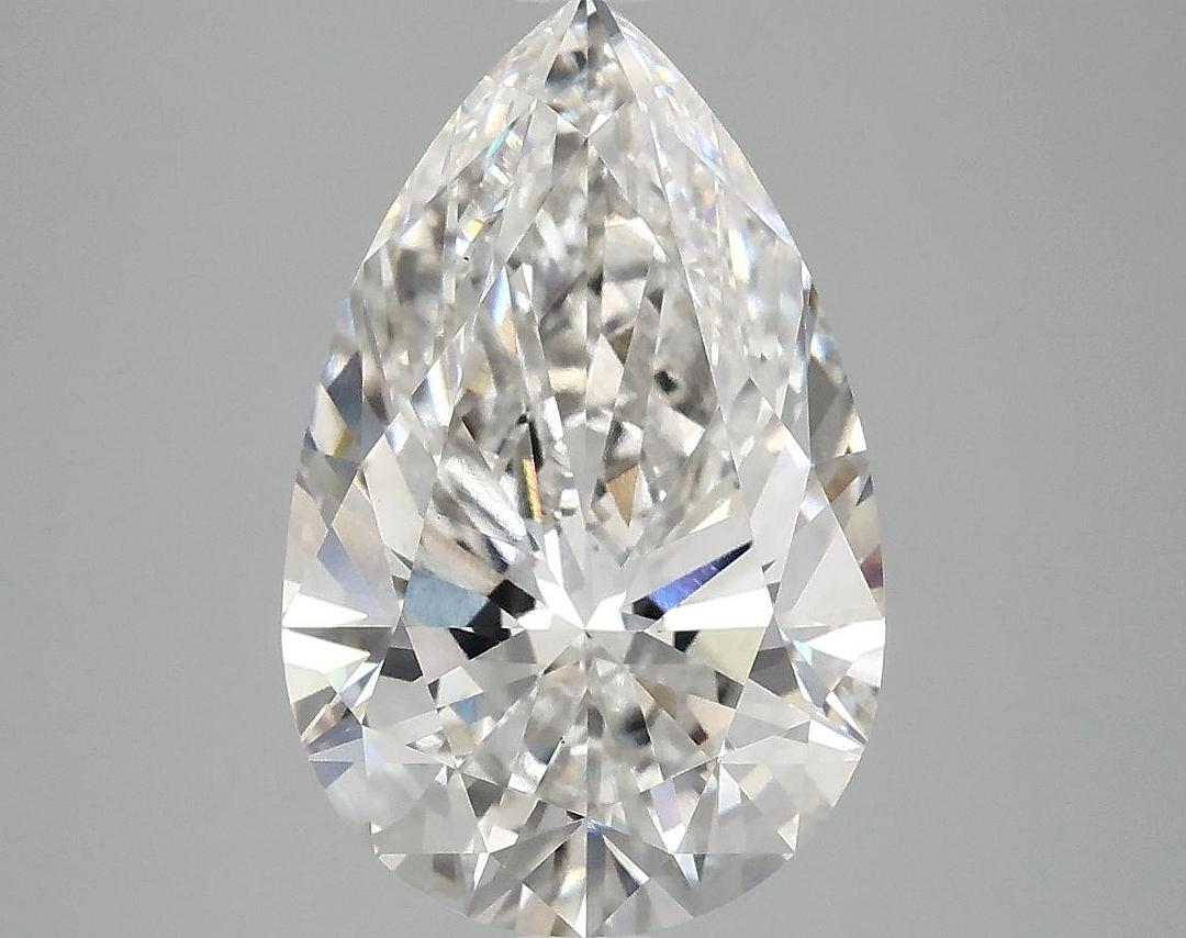 4.06 Carat Pear Shaped Ideal Cut VS2 IGI Certified Lab Grown Diamond