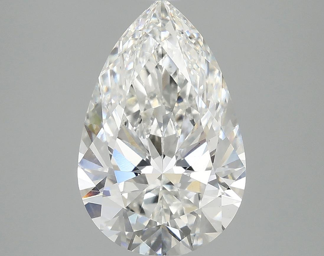 3.08 Carat Pear Shaped Ideal Cut VS1 IGI Certified Lab Grown Diamond