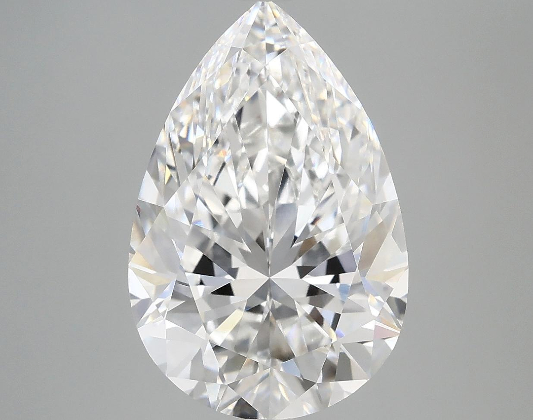 5.06 Carat Pear Shaped Excellent Cut VVS2 IGI Certified Lab Grown Diamond