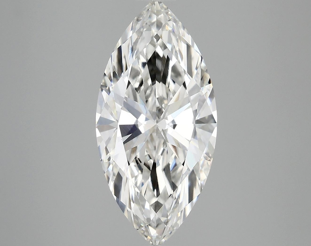 3.03 Carat Marquise Shaped Excellent Cut VVS2 IGI Certified Lab Grown Diamond