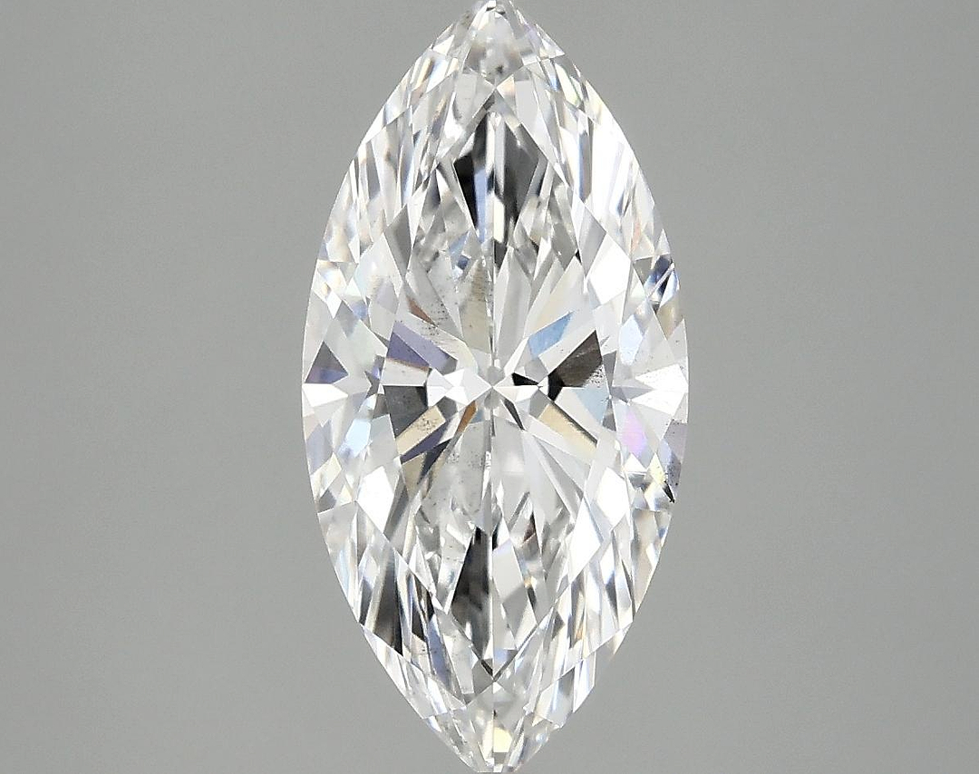 2.56 Carat Marquise Shaped Excellent Cut SI1 IGI Certified Lab Grown Diamond