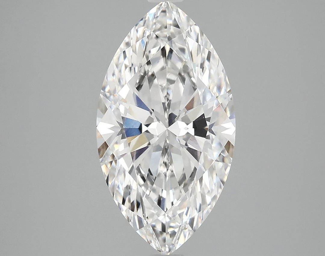 3.04 Carat Marquise Shaped Excellent Cut VVS2 IGI Certified Lab Grown Diamond