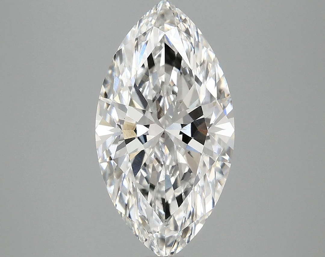 3.02 Carat Marquise Shaped Excellent Cut VVS2 IGI Certified Lab Grown Diamond