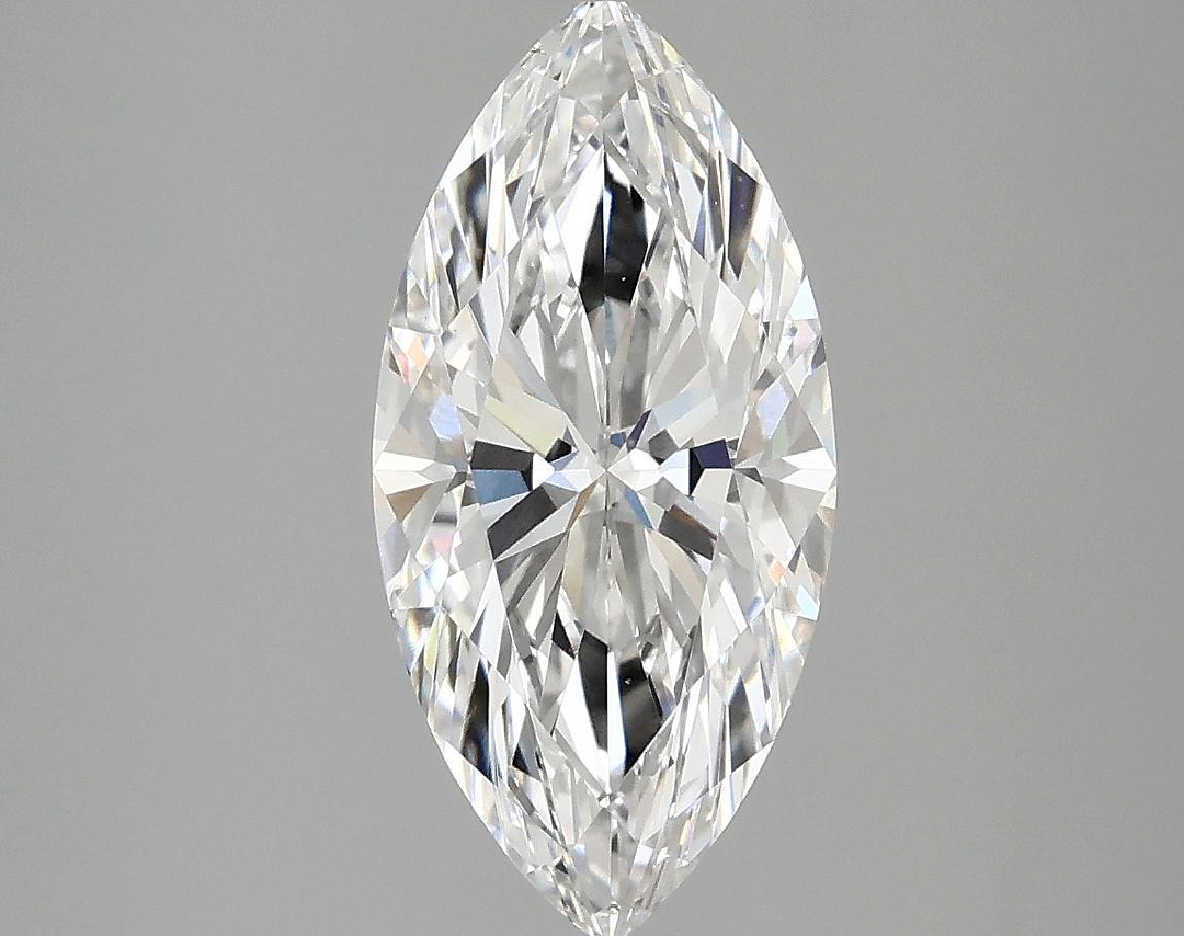 2.09 Carat Marquise Shaped Excellent Cut VVS2 IGI Certified Lab Grown Diamond