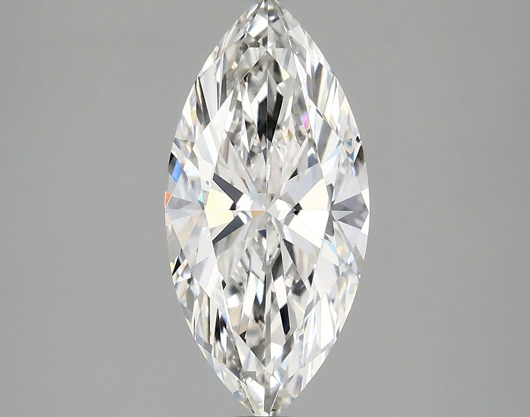 2.02 Carat Marquise Shaped Excellent Cut VVS2 IGI Certified Lab Grown Diamond