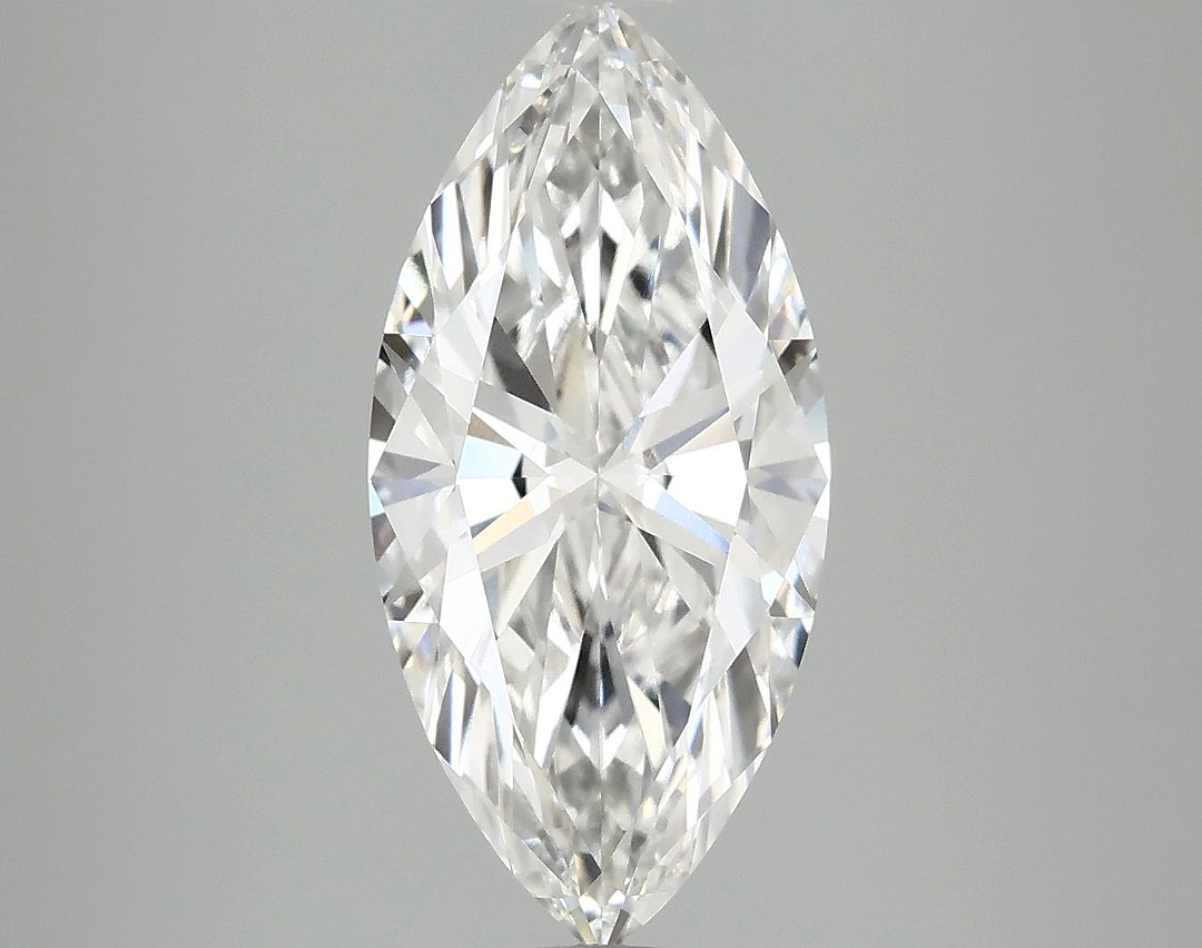 2.97 Carat Marquise Shaped Excellent Cut VVS2 IGI Certified Lab Grown Diamond