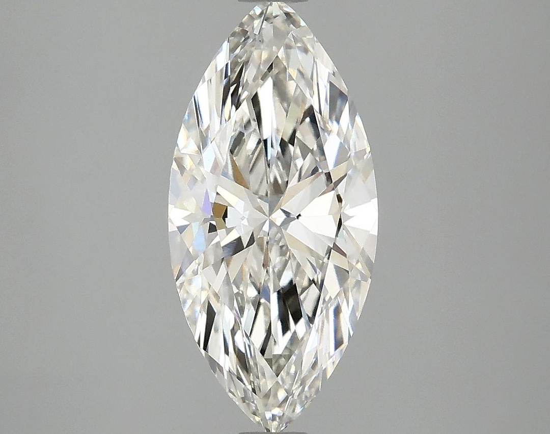 1.98 Carat Marquise Shaped Excellent Cut VVS2 IGI Certified Lab Grown Diamond
