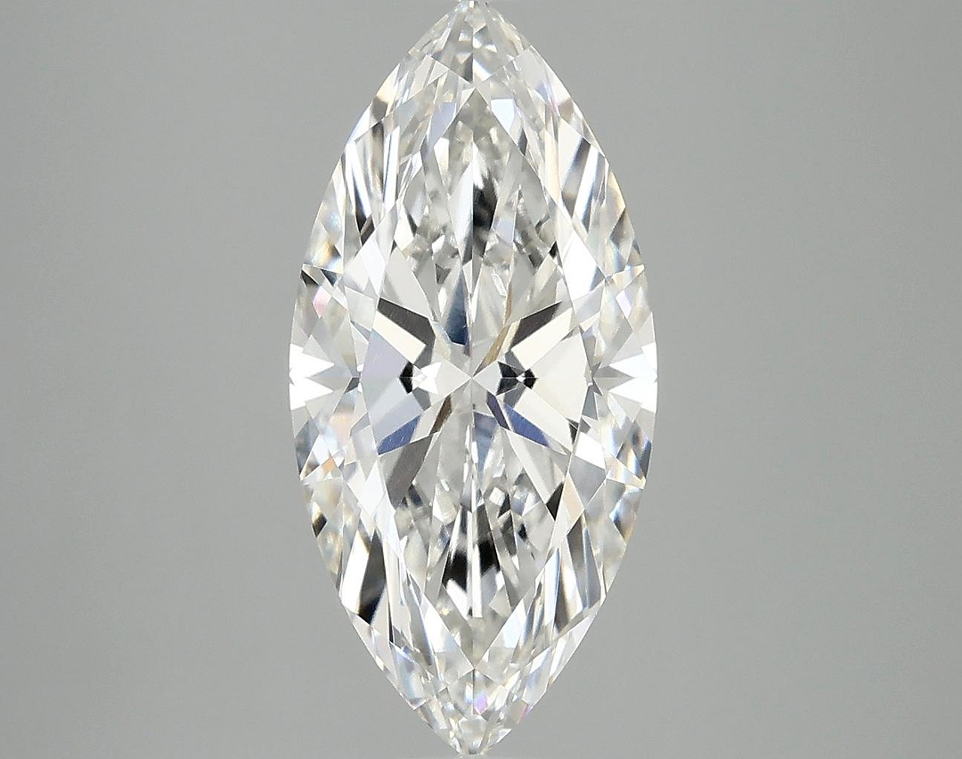 3.03 Carat Marquise Shaped Excellent Cut VVS2 IGI Certified Lab Grown Diamond