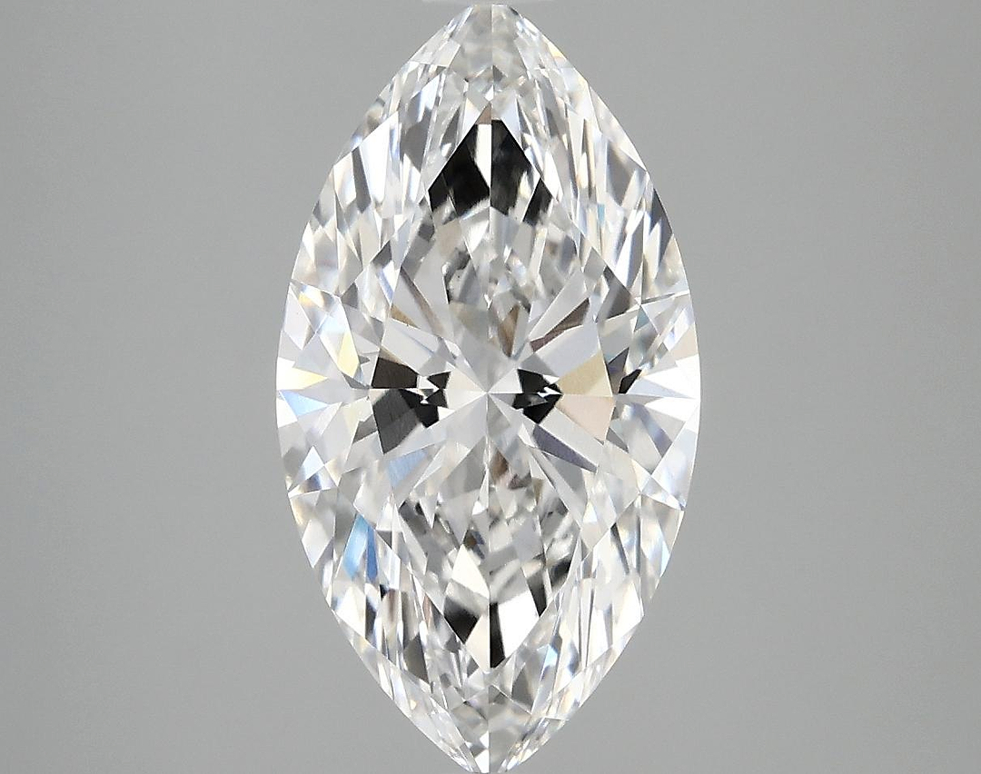 3.09 Carat Marquise Shaped Excellent Cut VVS2 IGI Certified Lab Grown Diamond