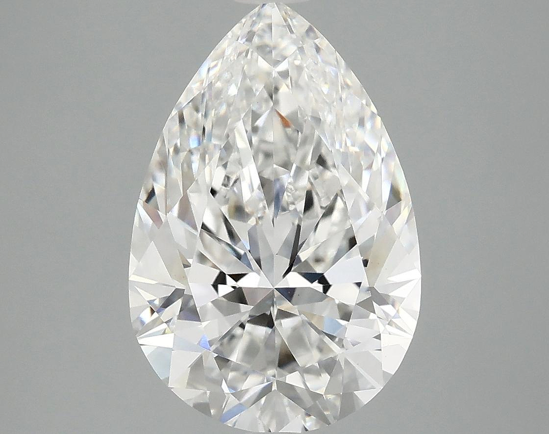 4.05 Carat Pear Shaped Excellent Cut VS1 IGI Certified Lab Grown Diamond