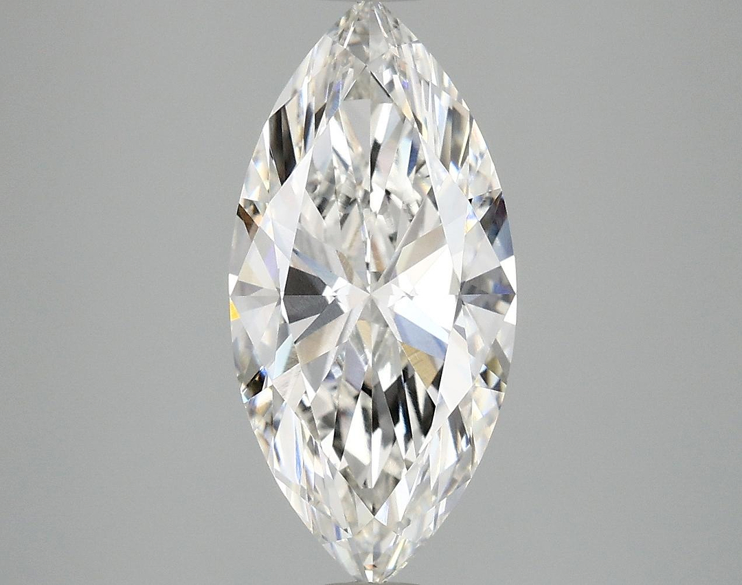 2.97 Carat Marquise Shaped Excellent Cut VVS2 IGI Certified Lab Grown Diamond
