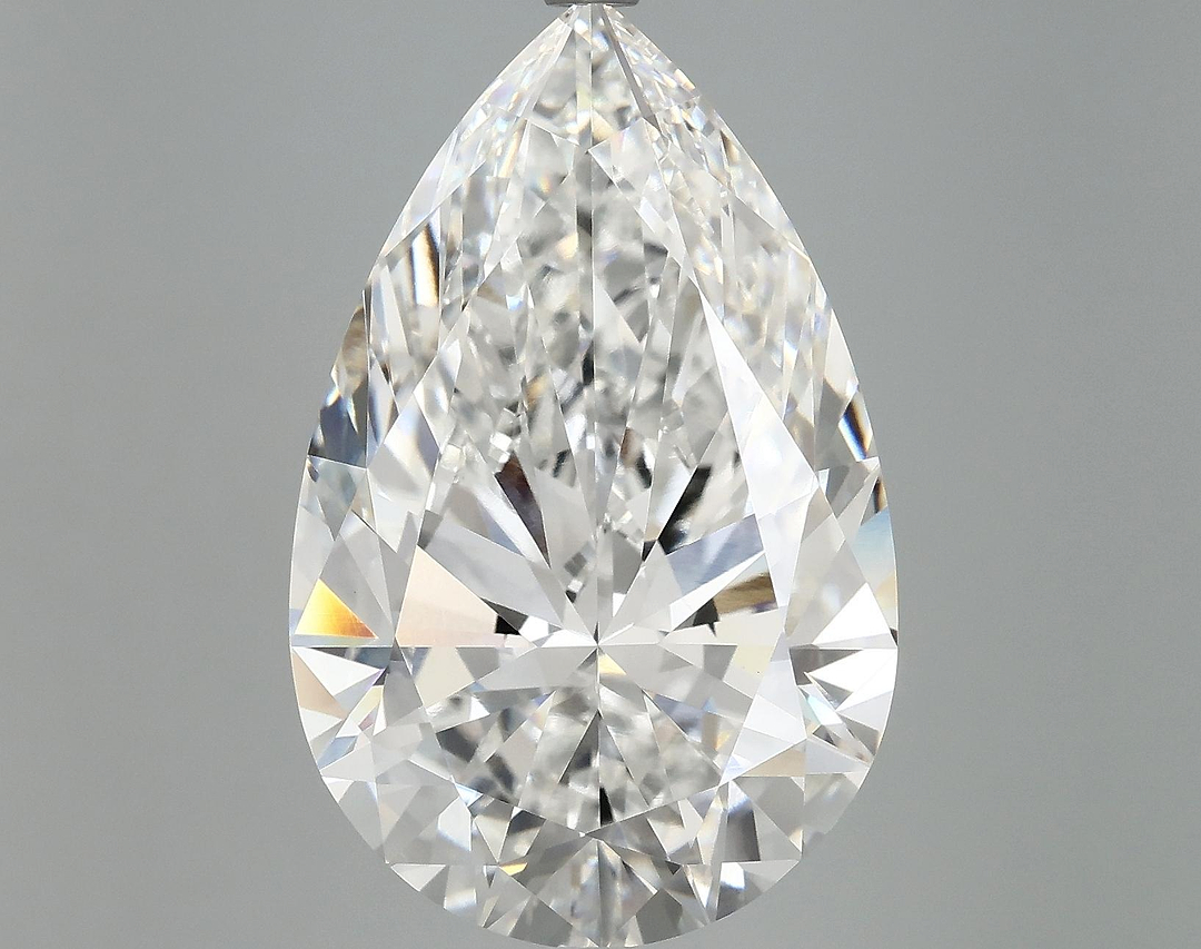 10.63 Carat Pear Shaped Ideal Cut VVS2 IGI Certified Lab Grown Diamond
