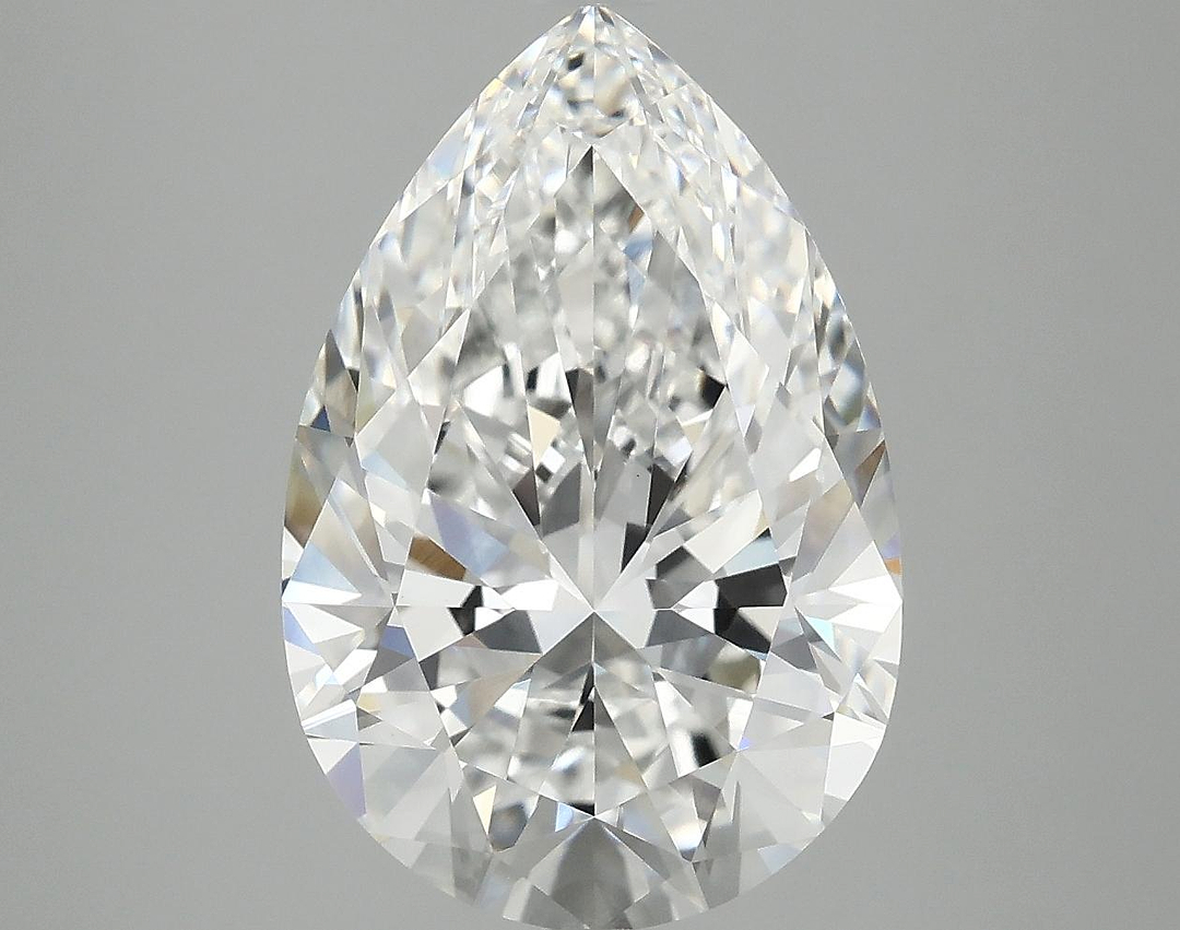 5.05 Carat Pear Shaped Excellent Cut VVS2 IGI Certified Lab Grown Diamond